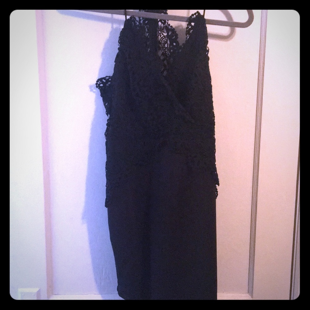 Black Shein cocktail dress